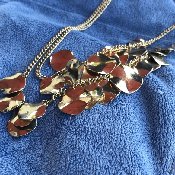 Multi strand disk necklace , adjustable length - Picture 4 of 4